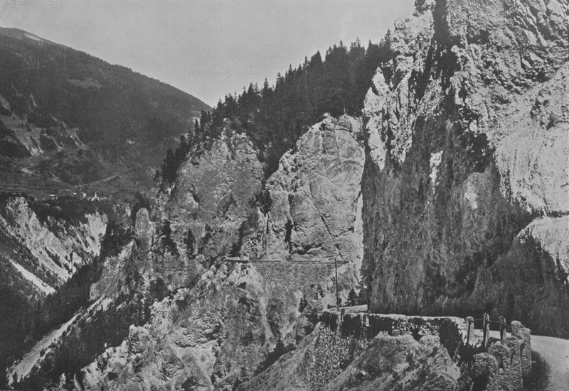 Versam Road (s/h foto) af Swiss Photographer