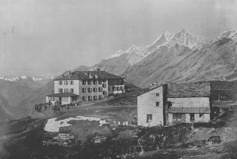 Ryffelberg et les Mischabel (s/h foto) af Swiss Photographer