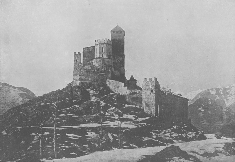 Sion, Valere (s/h foto) af Swiss Photographer