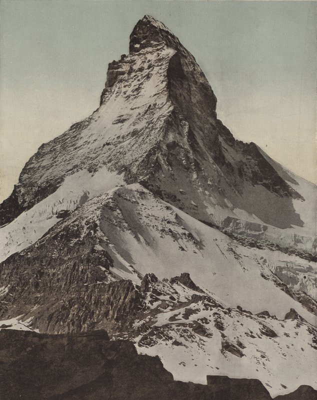 Matterhorn, Schweiz (farvet foto) af Swiss Photographer