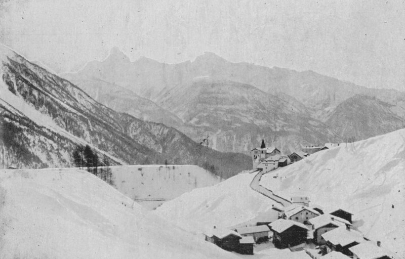 Wiesen før Davos (s/h foto) af Swiss Photographer