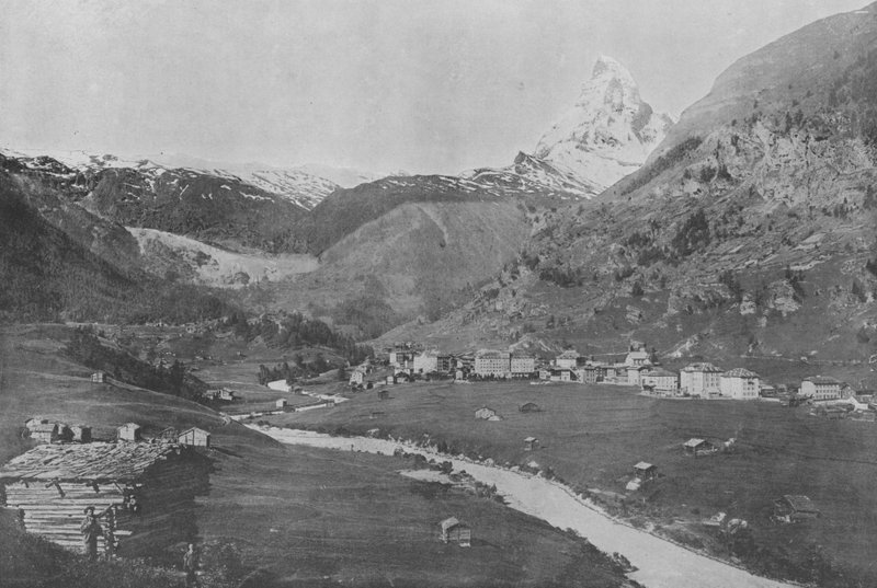 Zermatt og Matterhorn (s/h foto) af Swiss Photographer