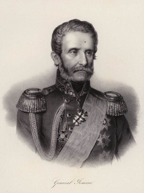 Antoine Henri, Baron af Jomini, schweizisk general og militærhistoriker (gravering) af Swiss School