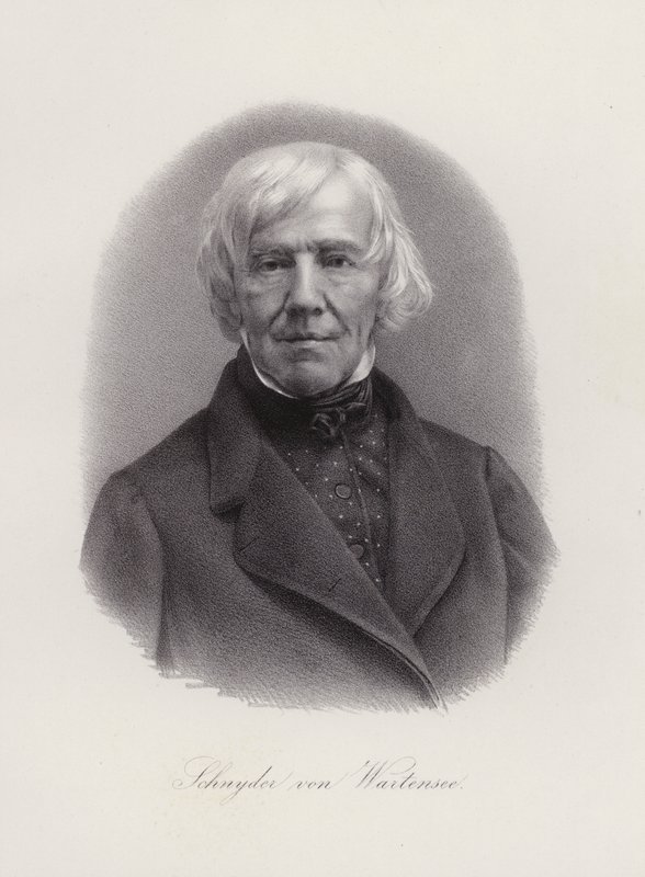Franz Xaver Schnyder von Wartensee, schweizisk komponist (gravering) af Swiss School