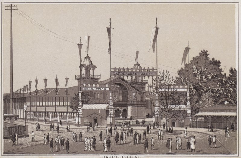 Hovedportal, schweizisk nationaludstilling, Zürich af Swiss School