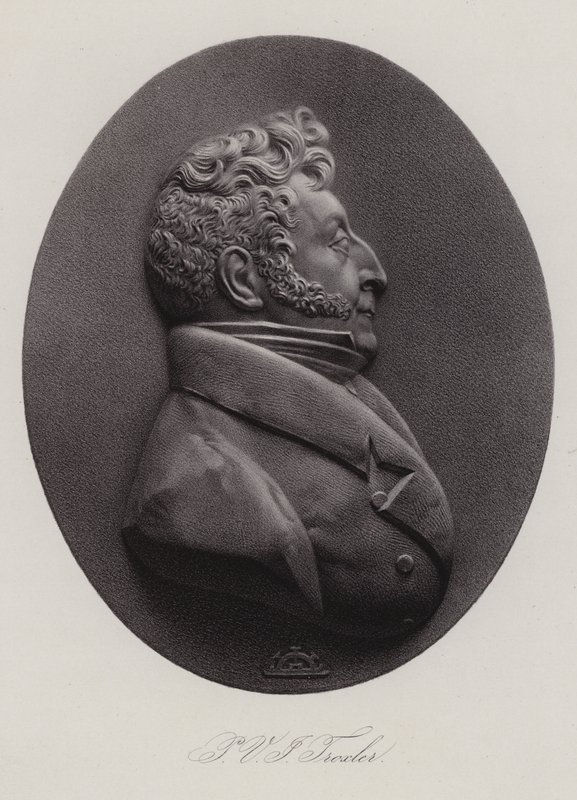 Ignaz Paul Vital Troxler, schweizisk læge, politiker og filosof (gravering) af Swiss School