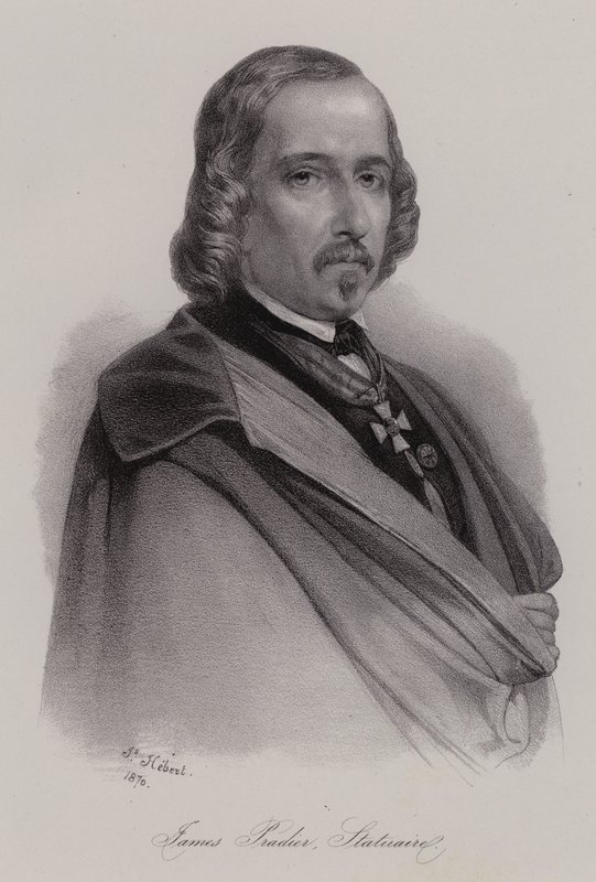 James Pradier, schweizisk født fransk billedhugger (gravering) af Swiss School