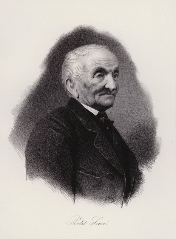 Jean Antoine Petit-Senn, schweizisk digter (gravering) af Swiss School