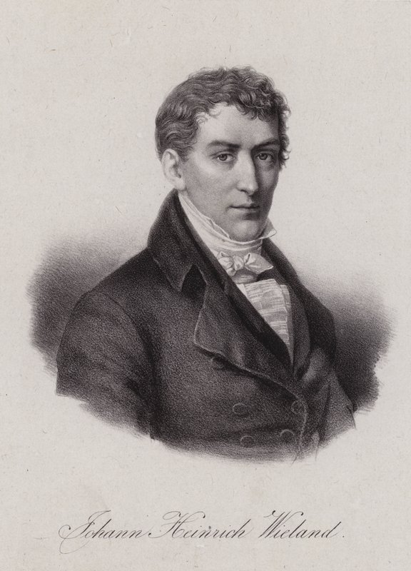 Johann Heinrich Wieland, schweizisk advokat og politiker i Den Helvetiske Republik (gravering) af Swiss School