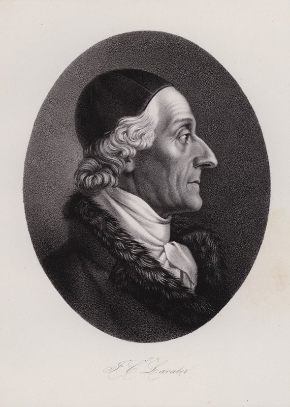 Johann Kaspar Lavater, schweizisk forfatter og fysiognom (gravering) af Swiss School