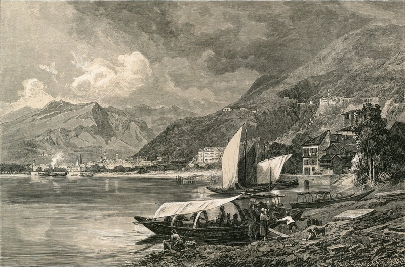 Locarno, ved Lago Maggiore af Swiss School