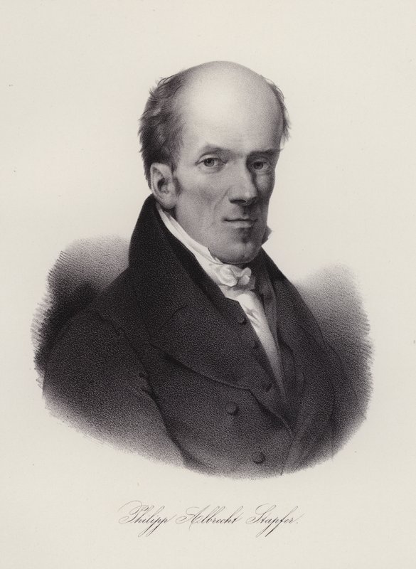 Philipp Albert Stapfer, schweizisk politiker og filosof (gravering) af Swiss School