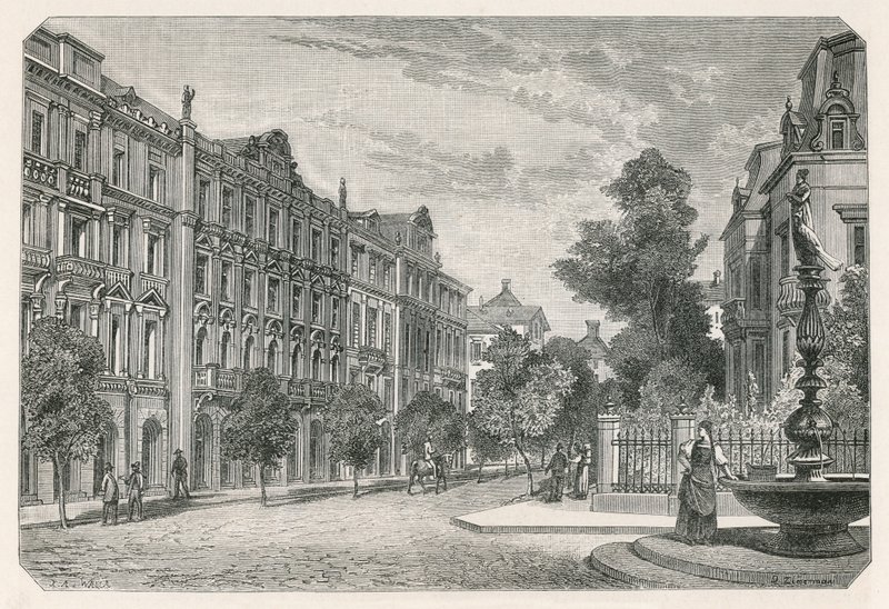 Bahnhofstrasse (Jernbanegaden), Zürich af Swiss School