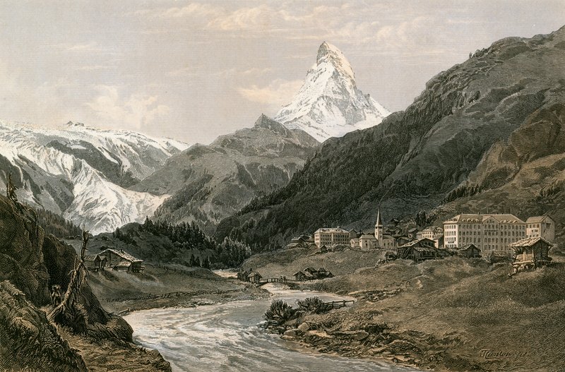 Zermatt og Matterhorn af Swiss School