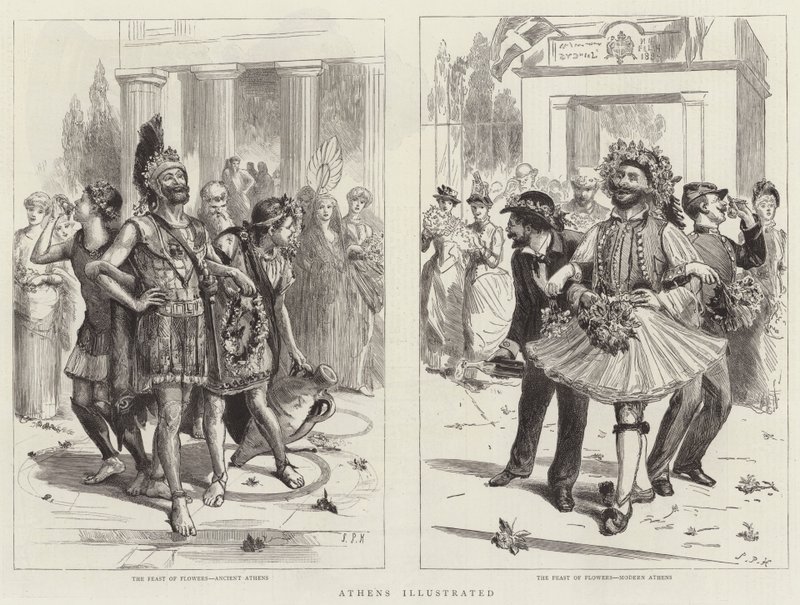 Athen Illustreret af Sydney Prior Hall