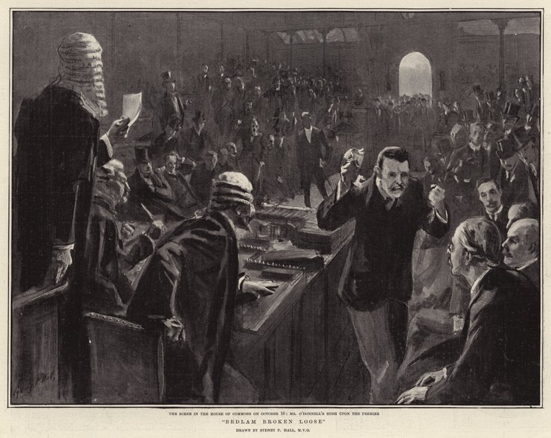 Bedlam brudt løs af Sydney Prior Hall