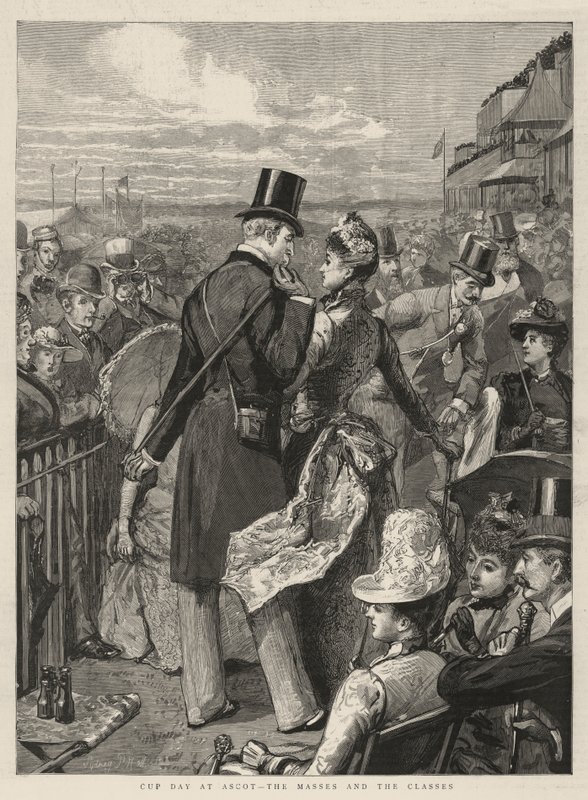 Cupdag på Ascot, messerne og klasserne af Sydney Prior Hall