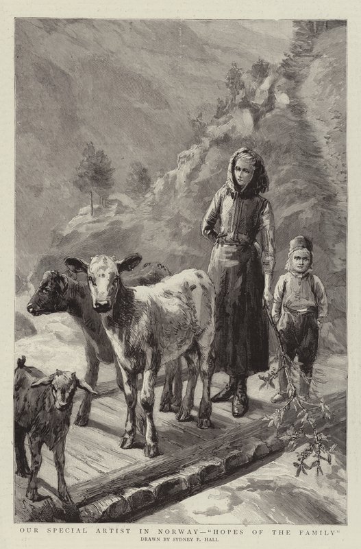 Vores særlige kunstner i Norge, familiens håb af Sydney Prior Hall
