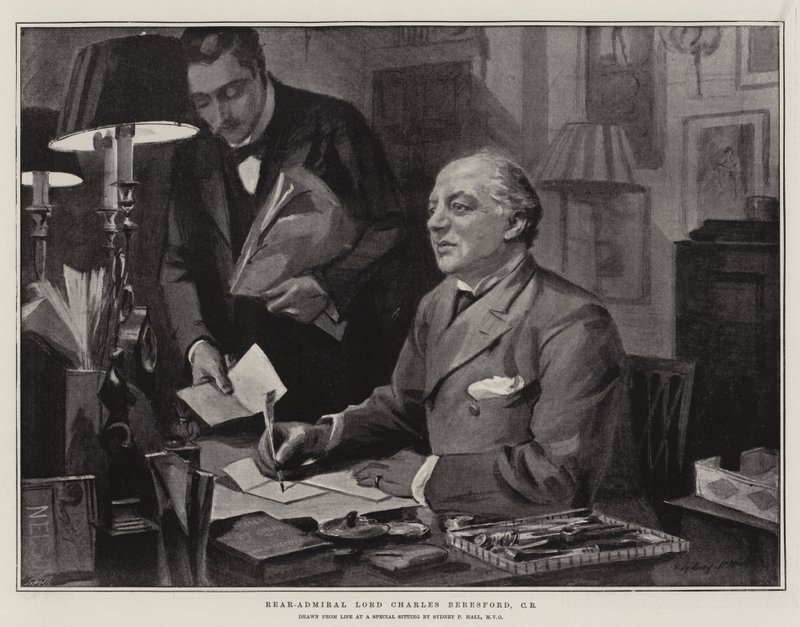 Kontreadmiral Lord Charles Beresford, CB af Sydney Prior Hall