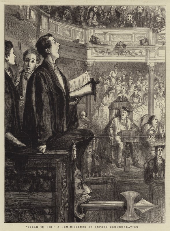 Sig op, sir! En reminiscens af Oxford Commemoration af Sydney Prior Hall