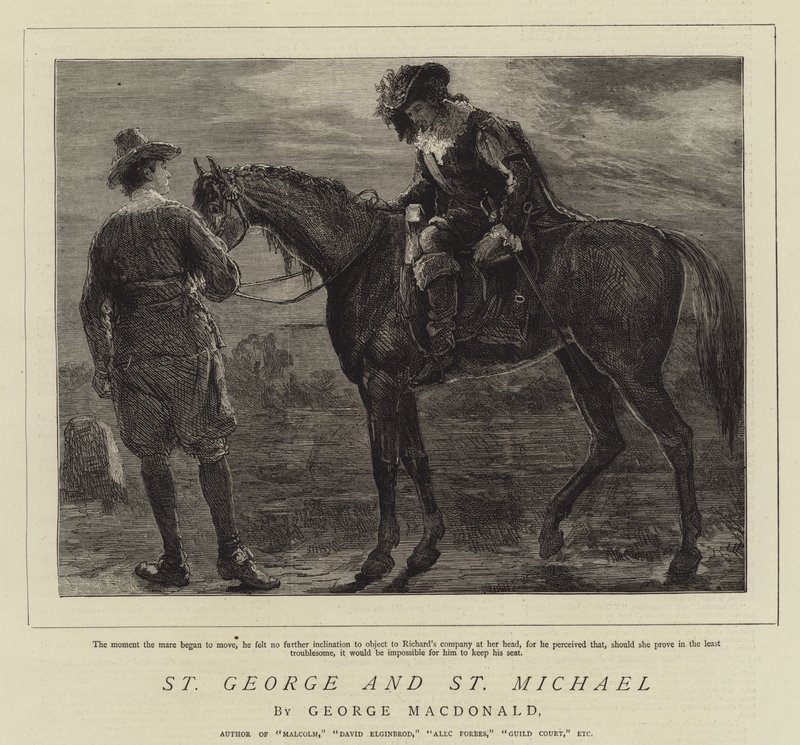 St George og St Michael af Sydney Prior Hall