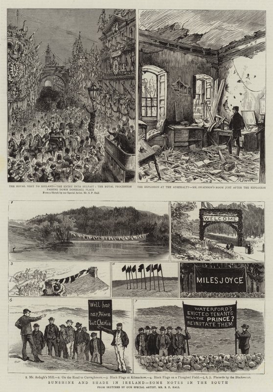 Solskin og skygge i Irland, nogle noter i det sydlige Irland af Sydney Prior Hall