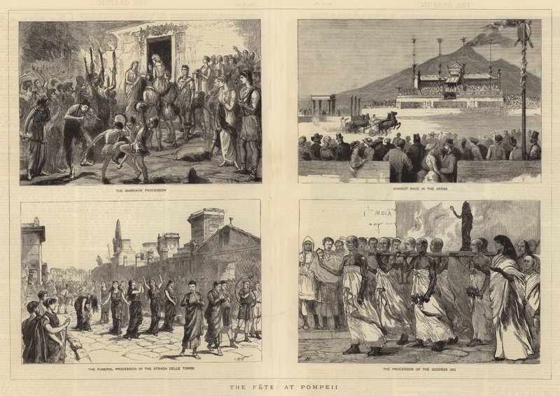 Festerne i Pompeji af Sydney Prior Hall