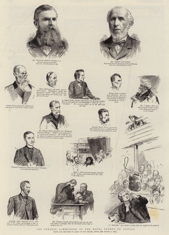 Parnell-kommissionen ved Royal Courts of Justice af Sydney Prior Hall