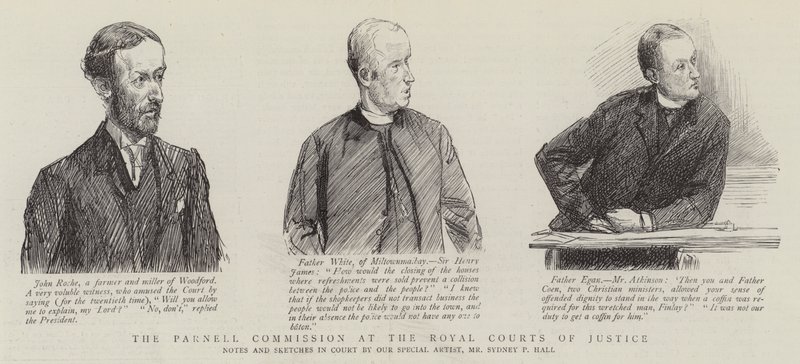 Parnell-kommissionen ved Royal Courts of Justice af Sydney Prior Hall