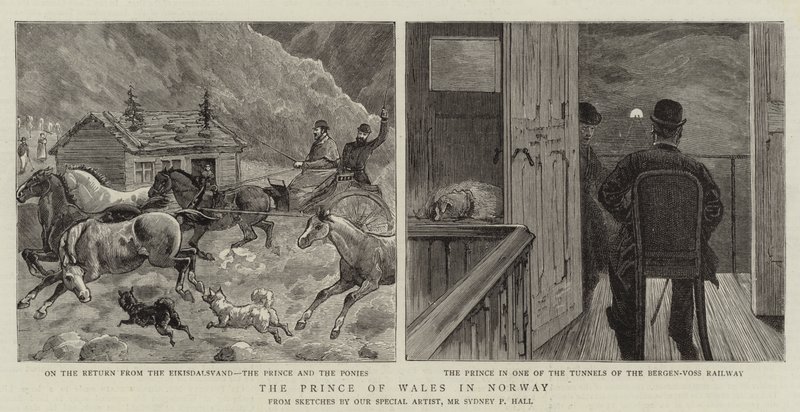 Prinsen af Wales i Norge af Sydney Prior Hall