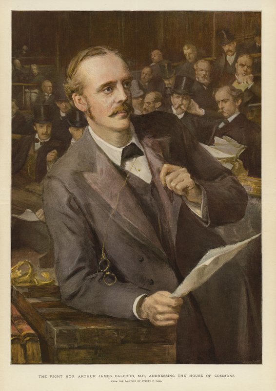 Den ærede Arthur James Balfour af Sydney Prior Hall