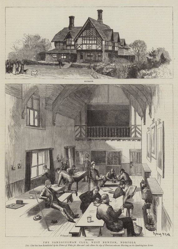 Sandringham Club, West Newton, Norfolk af Sydney Prior Hall
