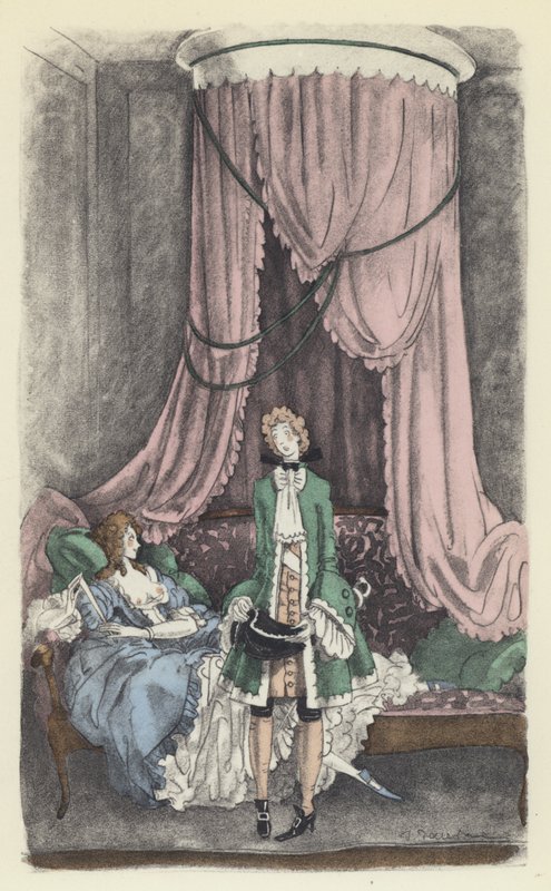 Illustration til Voltaires Candide af Sylvain Sauvage
