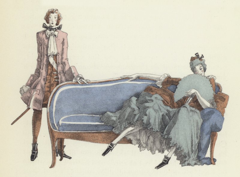 Illustration til Voltaires Candide af Sylvain Sauvage