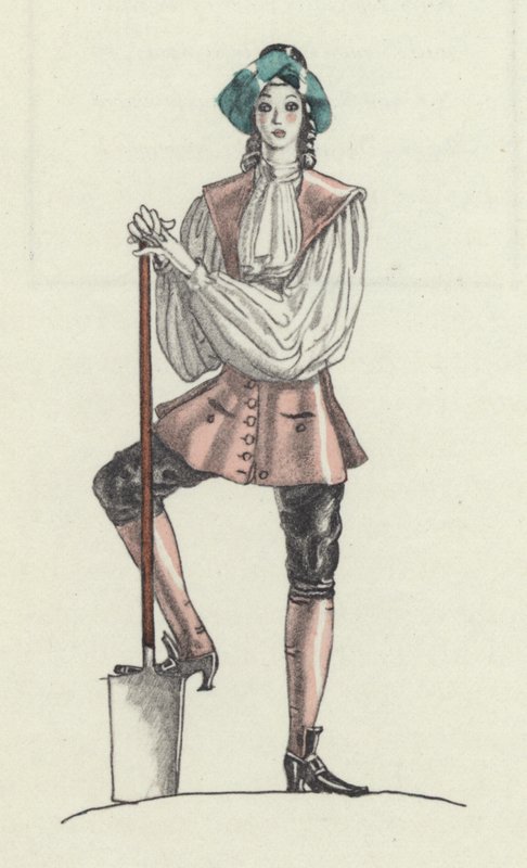 Illustration til Voltaires Candide af Sylvain Sauvage