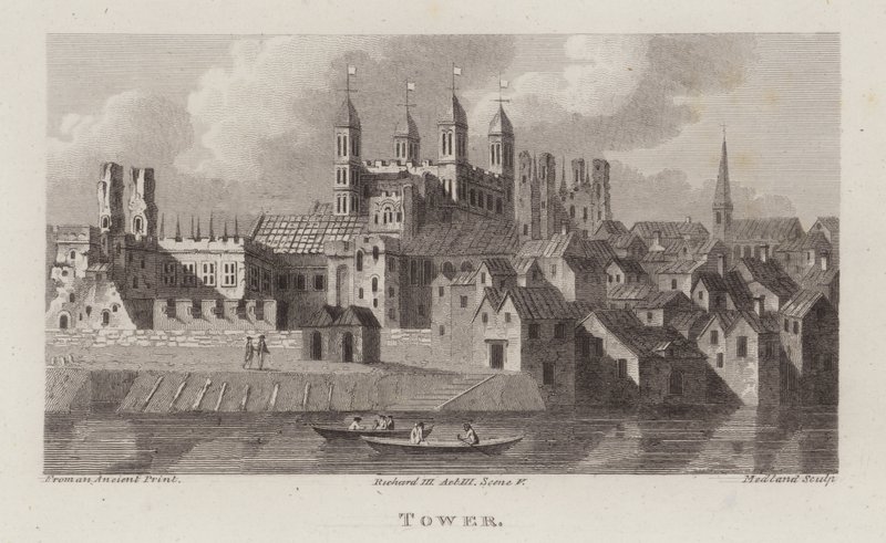 Tower of London (gravering) af T. Medland