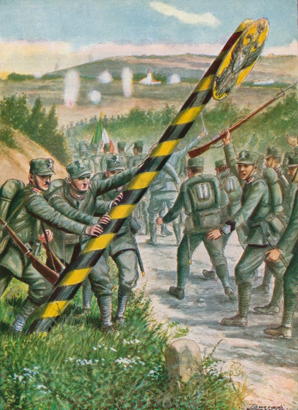 24. maj 1915, krig mod det østrig-ungarske imperium af Tancredi Scarpelli