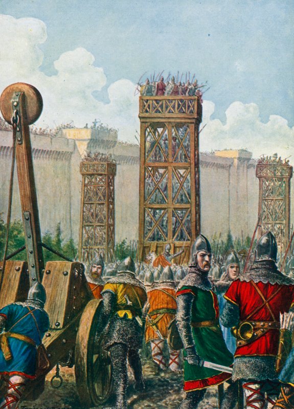 Den byzantinske general Belisarius erobrede Rom i 536 af Tancredi Scarpelli