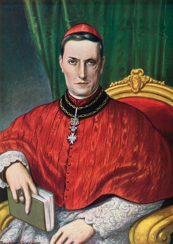Kardinal Rampolla af Tancredi Scarpelli