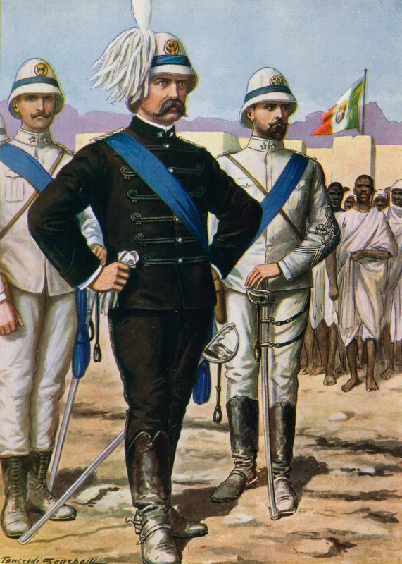 General Antonio Baldissera, genskaberen af italiensk prestige i Eritrea af Tancredi Scarpelli