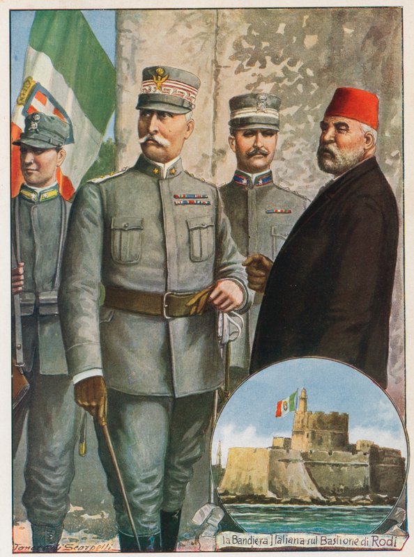 General Giovanni Ameglio, erobreren af ​​Rodi af Tancredi Scarpelli