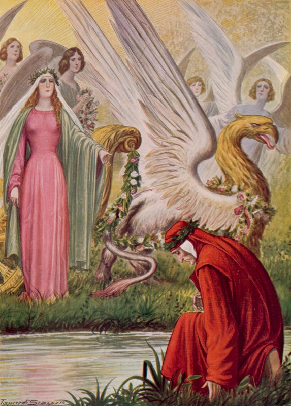 Illustration til Dantes Guddommelige Komedie af Tancredi Scarpelli