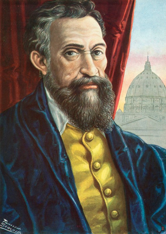 Michelangelo Buonarroti af Tancredi Scarpelli