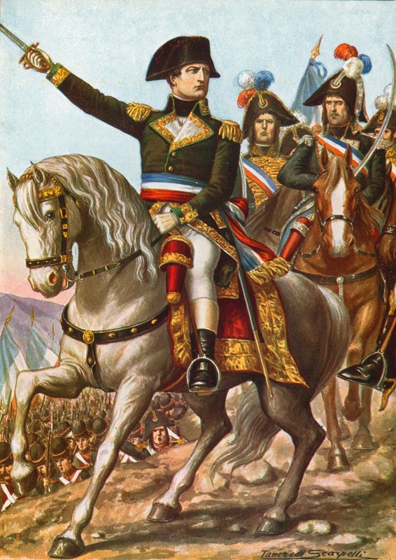 Napoleon i den første italienske kampagne, 1796 af Tancredi Scarpelli
