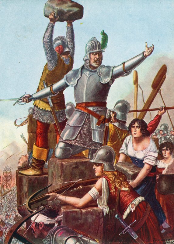 Brescierne under ledelse af venetianeren Francesco Barbaro af Tancredi Scarpelli