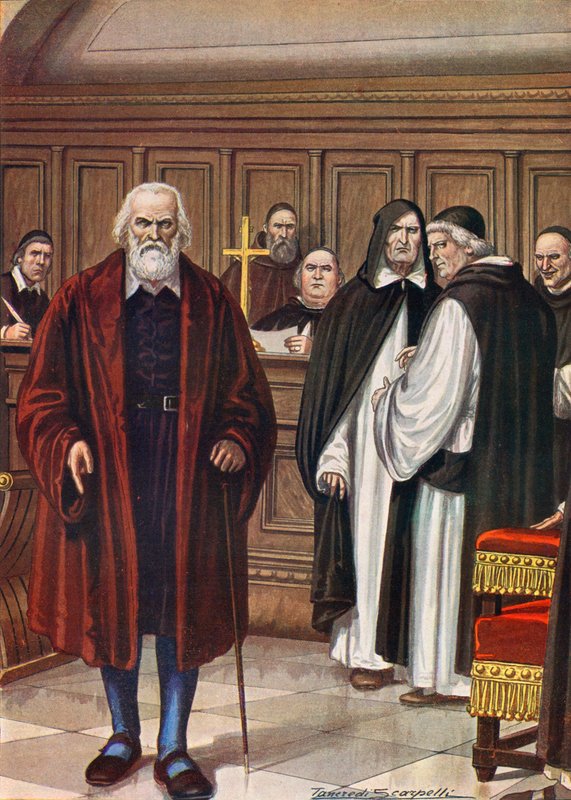 Retssagen mod Galileo, 1633 af Tancredi Scarpelli