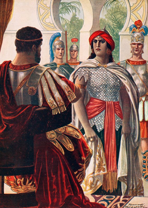 Zenobia i Aurelians nærvær af Tancredi Scarpelli