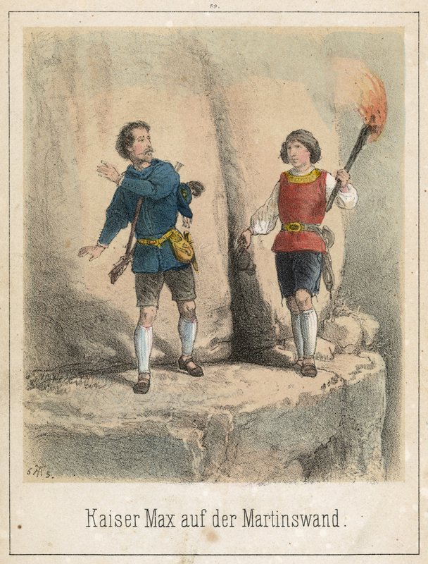 Kejser Max på Martinswall af Theodor Hosemann