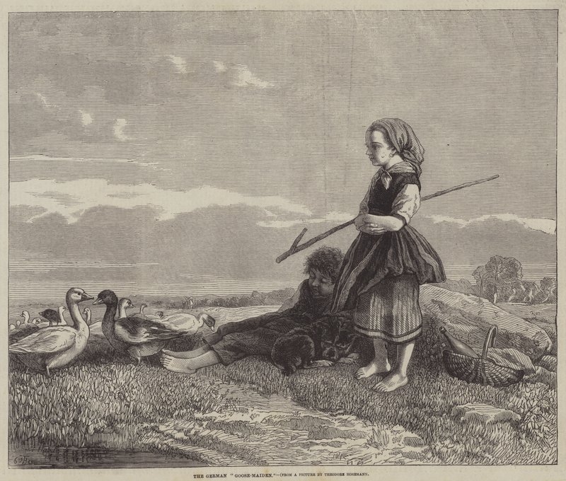 Den tyske gåsejomfru af Theodor Hosemann