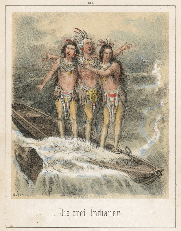 De tre indianere af Theodor Hosemann
